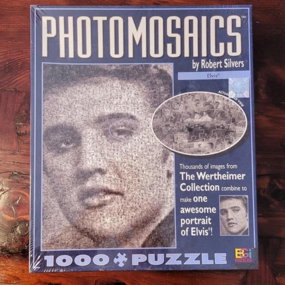 NEW Elvis Photomosaic Puzzle - Picture 1 of 6